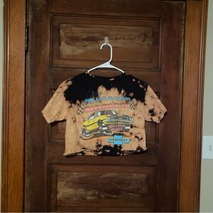 Tie-Dye Chevy Camaro Cropped Shirt